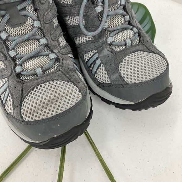 Columbia Gray Dakota Drifter Techlite Omni-Grip Low Lace Up Trail Hiking Shoes - Picture 9 of 11